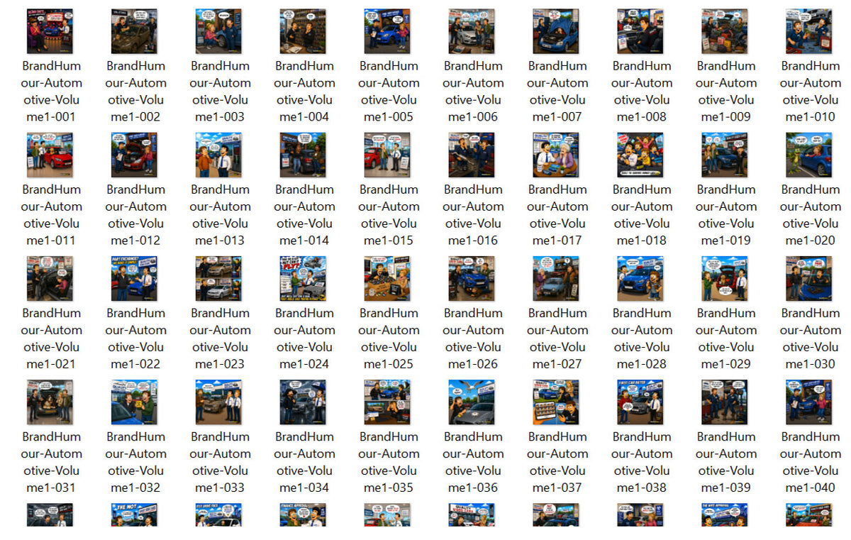 Automotive Cartoon Pack – Volume 1
