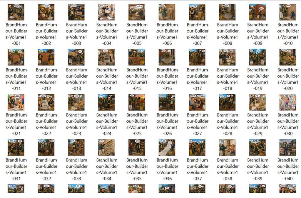 Builders Cartoon Pack – Volume 1