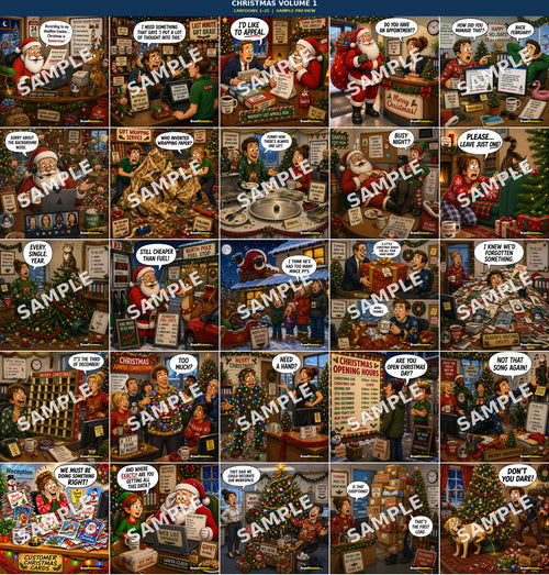 Christmas Cartoon Pack – Volume 1