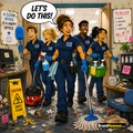 Cleaning Companies Cartoon Pack – Volume 1
