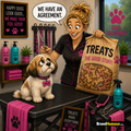 Dog Groomers & Pet Businesses Cartoon Pack – Volume 1