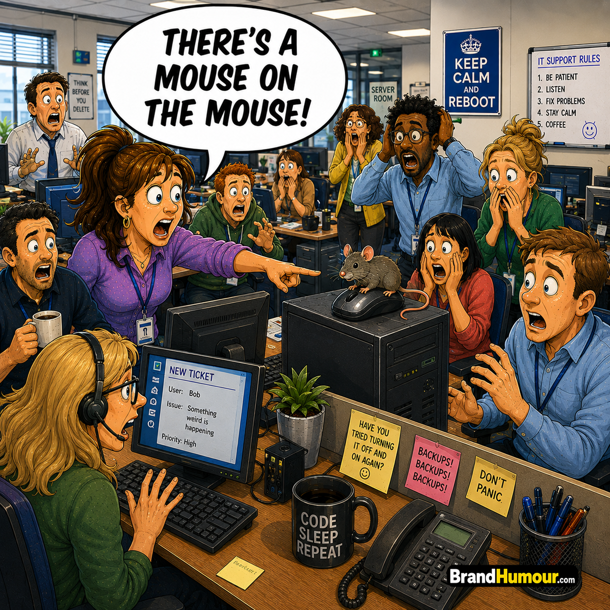 IT Support Cartoon Pack – Volume 1