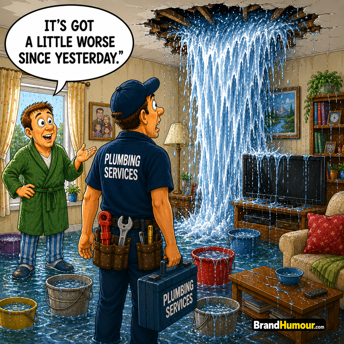 Plumbing Cartoon Pack – Volume 1